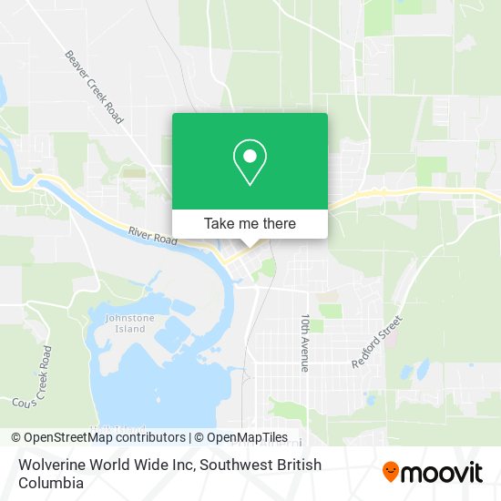 Wolverine World Wide Inc map