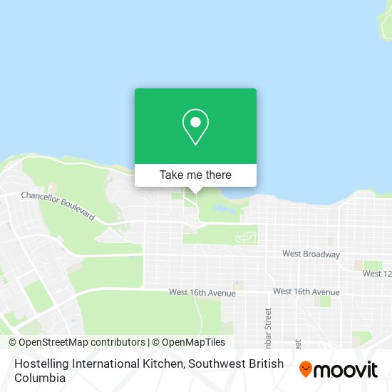 Hostelling International Kitchen map