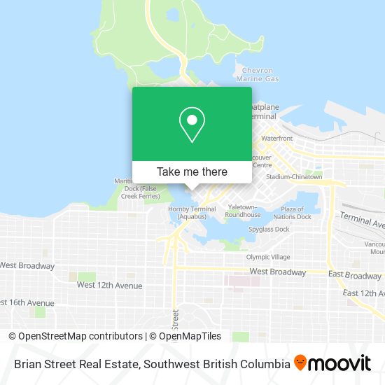 Brian Street Real Estate map