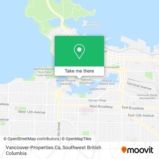 Vancouver-Properties.Ca map