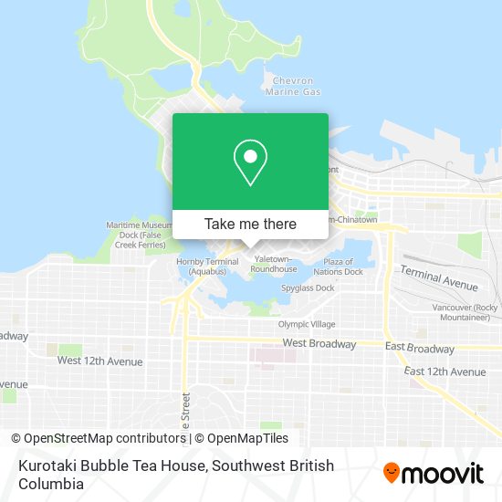 Kurotaki Bubble Tea House map