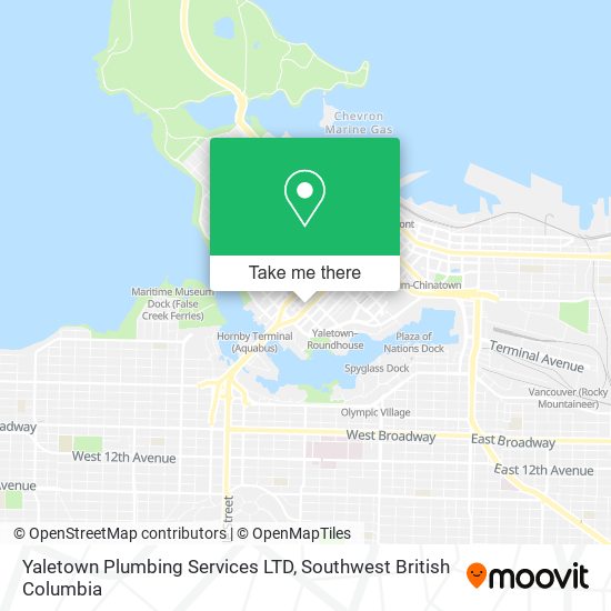 Yaletown Plumbing Services LTD map