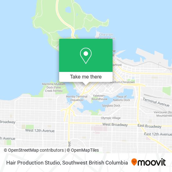 Hair Production Studio map