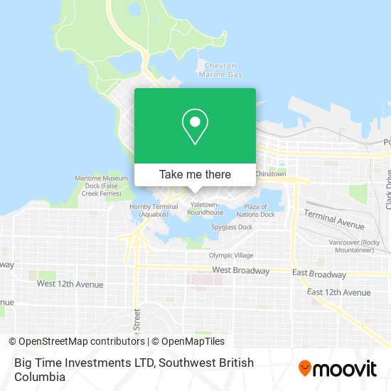 Big Time Investments LTD map