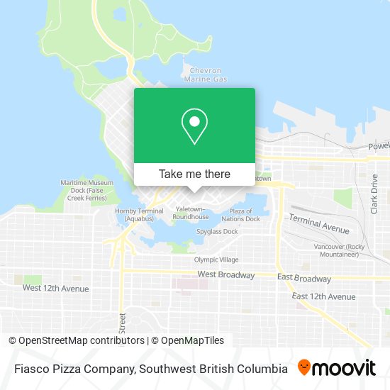 Fiasco Pizza Company map