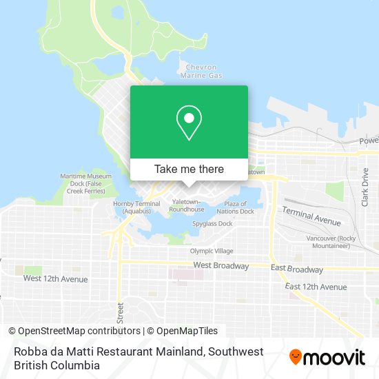 Robba da Matti Restaurant Mainland map