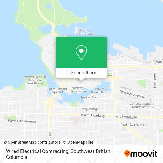 Wired Electrical Contracting map