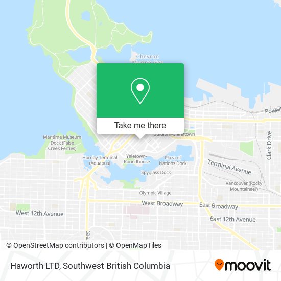 Haworth LTD map