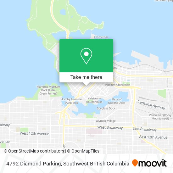 4792 Diamond Parking map