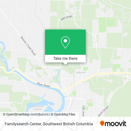 Familysearch Center map