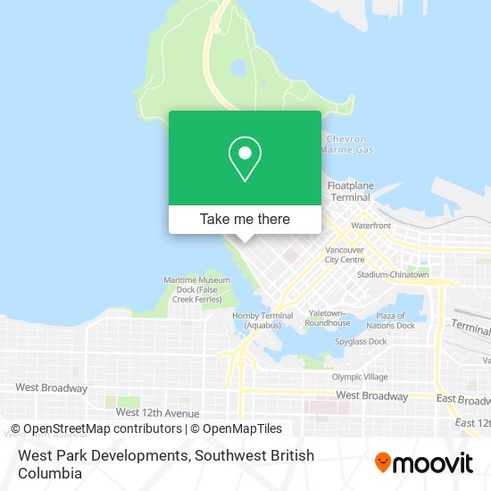 West Park Developments map