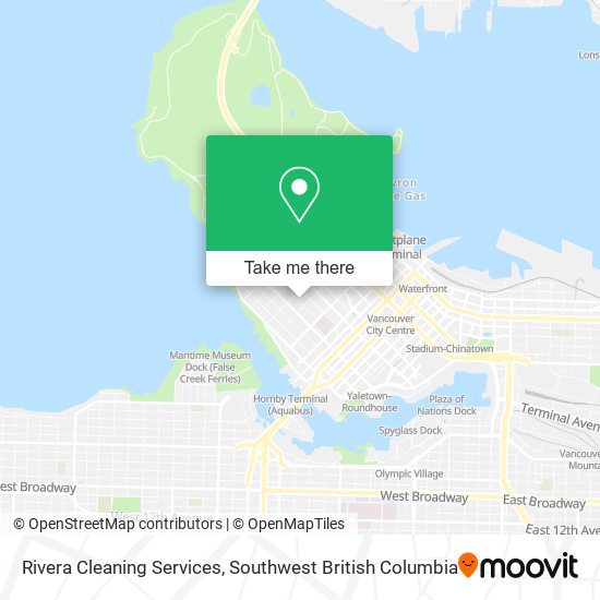 Rivera Cleaning Services map