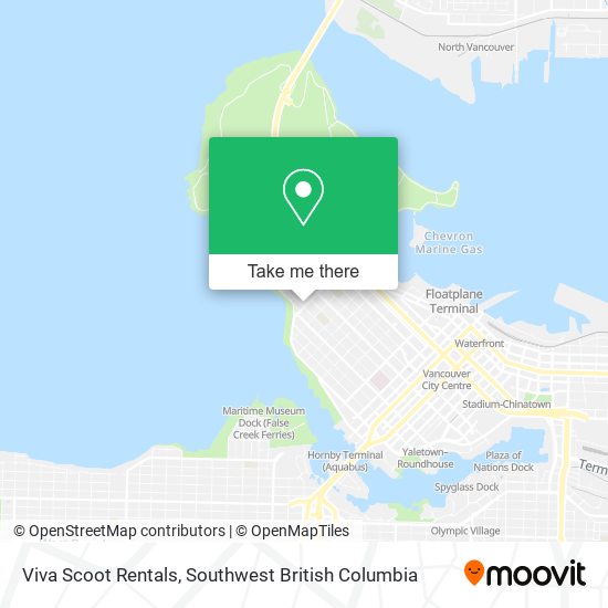 Viva Scoot Rentals map