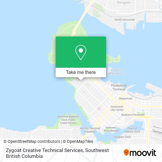 Zygoat Creative Technical Services map