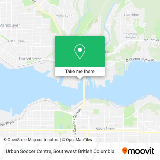 Urban Soccer Centre map