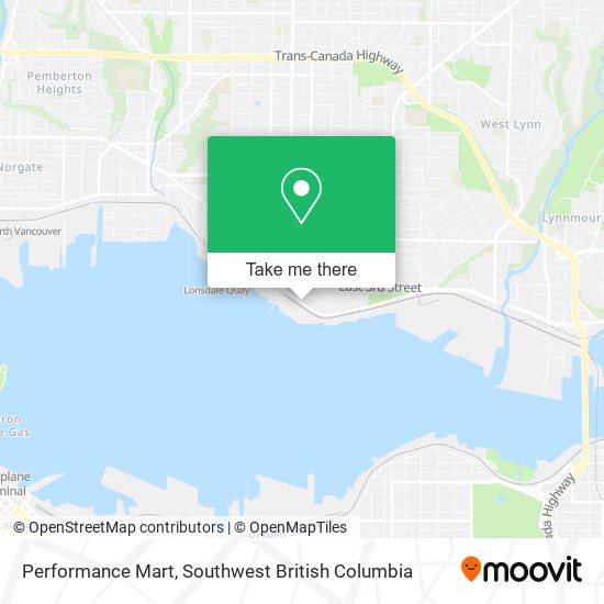 Performance Mart map