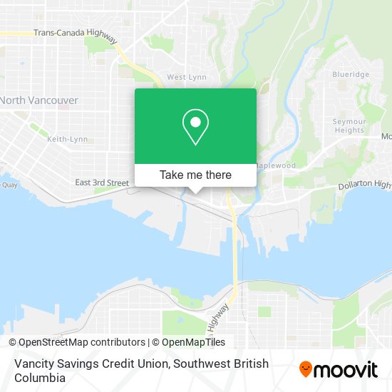 Vancity Savings Credit Union map