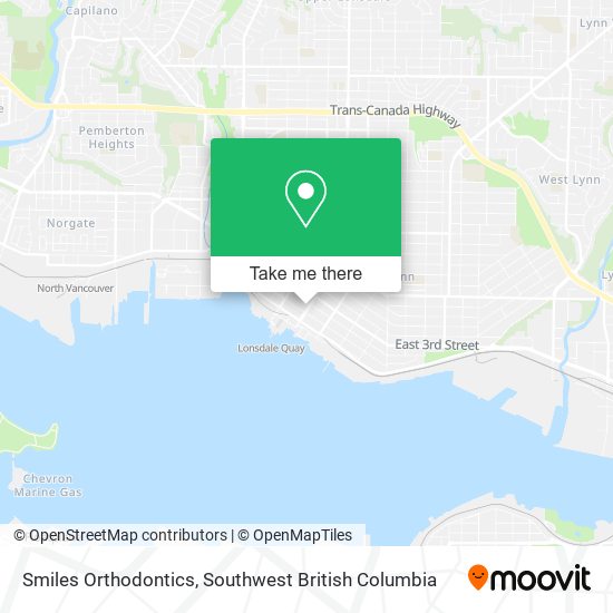 Smiles Orthodontics map