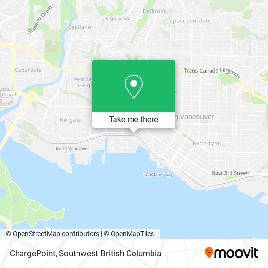 ChargePoint map