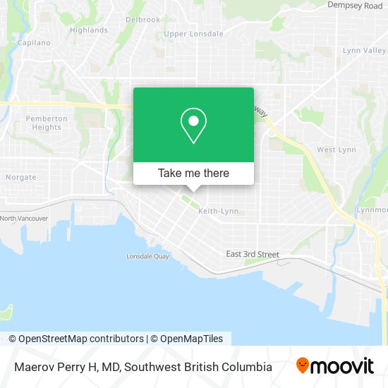 Maerov Perry H, MD map