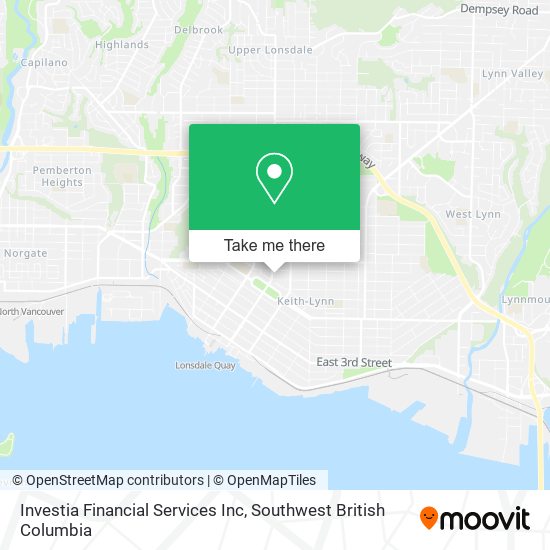 Investia Financial Services Inc map