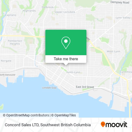 Concord Sales LTD map