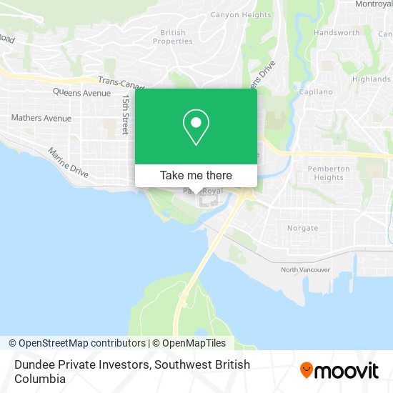 Dundee Private Investors map