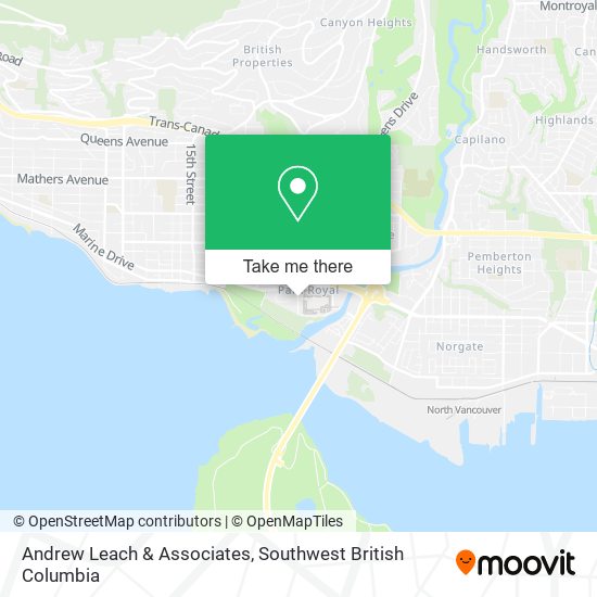 Andrew Leach & Associates map