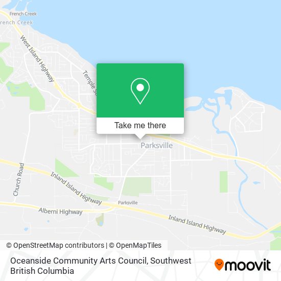 Oceanside Community Arts Council map