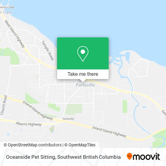 Oceanside Pet Sitting map