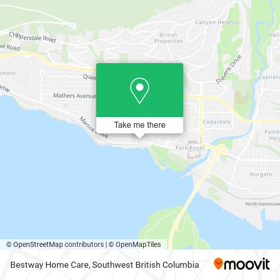 Bestway Home Care map
