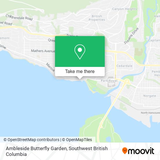 Ambleside Butterfly Garden map