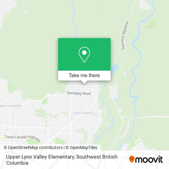 Upper Lynn Valley Elementary map