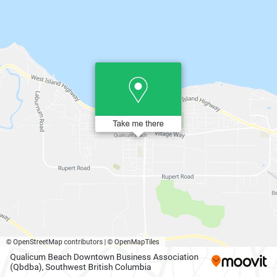 Qualicum Beach Downtown Business Association (Qbdba) map