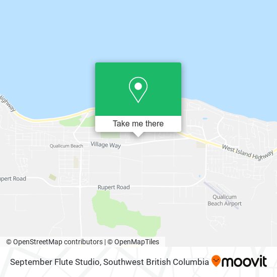 September Flute Studio map