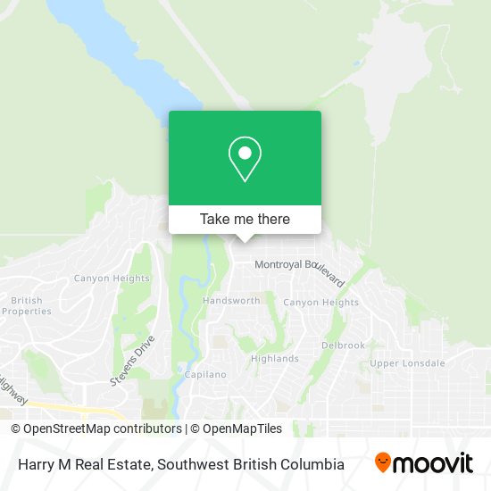 Harry M Real Estate map
