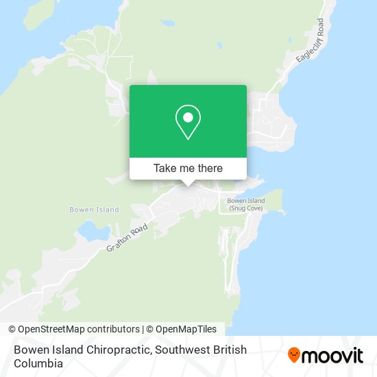Bowen Island Chiropractic map