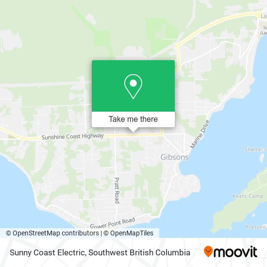 Sunny Coast Electric map