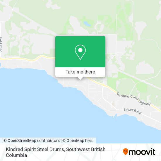 Kindred Spirit Steel Drums map