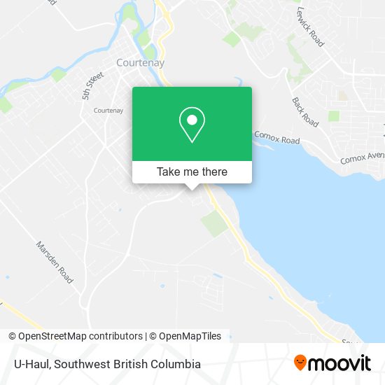 U-Haul map