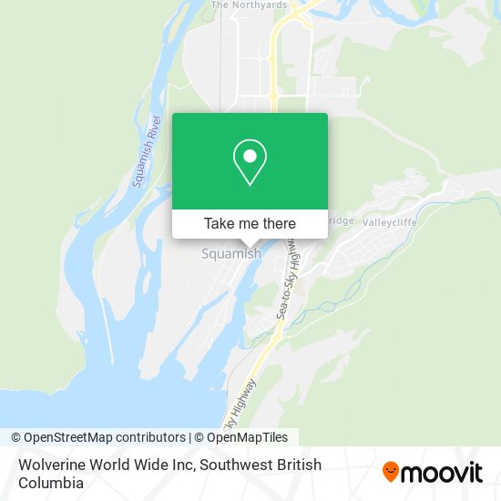 Wolverine World Wide Inc map