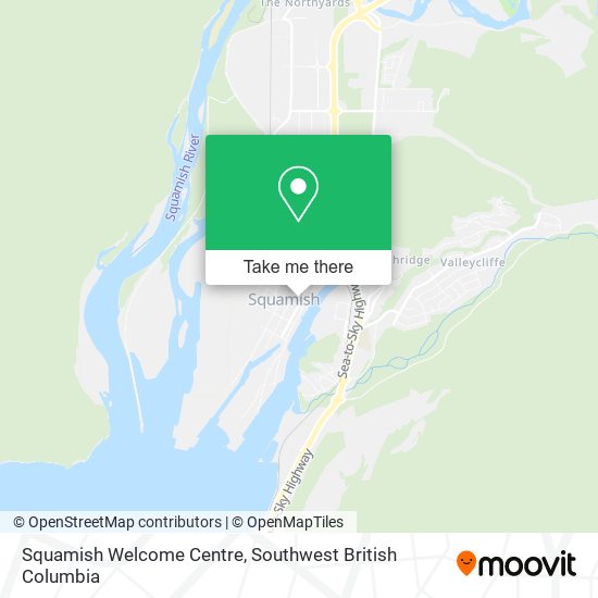 Squamish Welcome Centre map