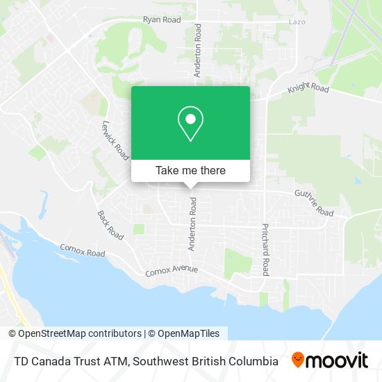 TD Canada Trust ATM map