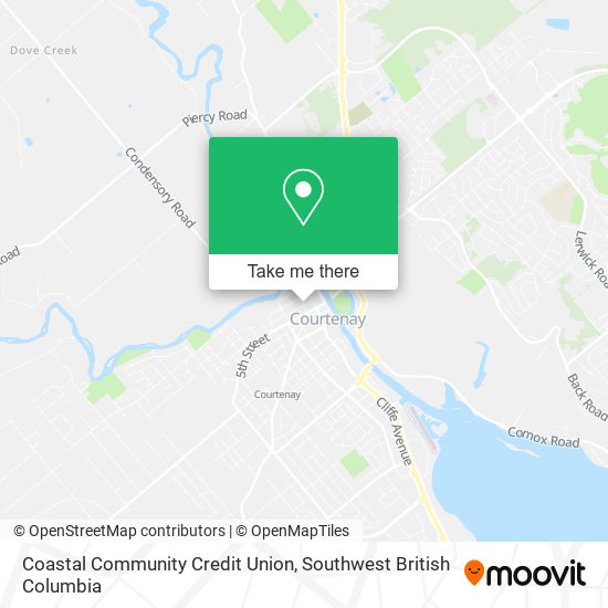 Coastal Community Credit Union map