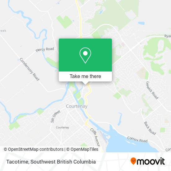 Tacotime map