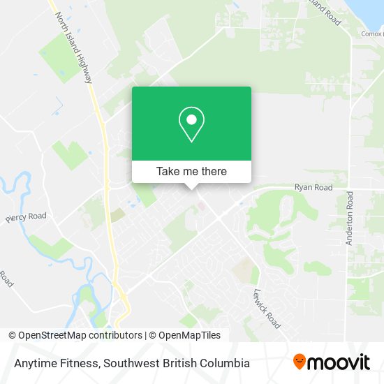 Anytime Fitness map