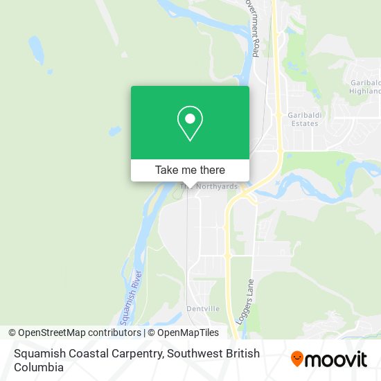 Squamish Coastal Carpentry map