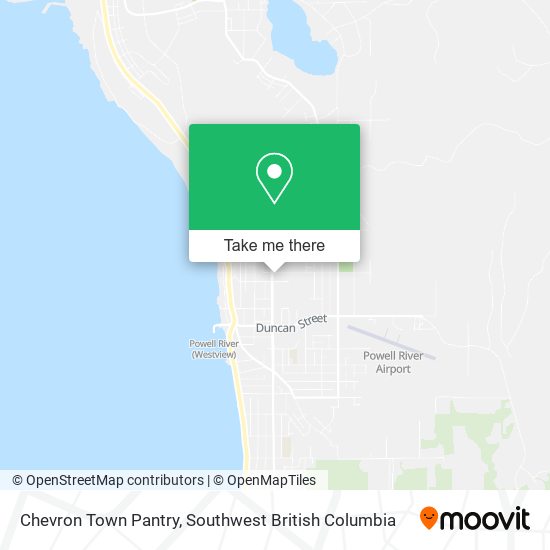 Chevron Town Pantry map