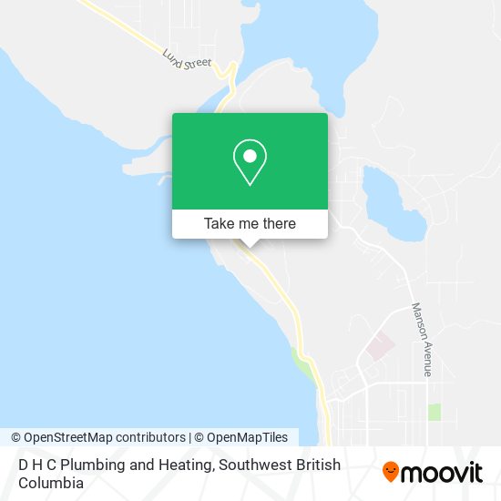 D H C Plumbing and Heating map