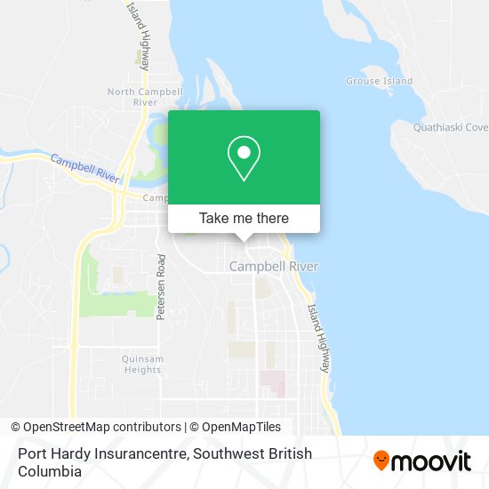 Port Hardy Insurancentre map